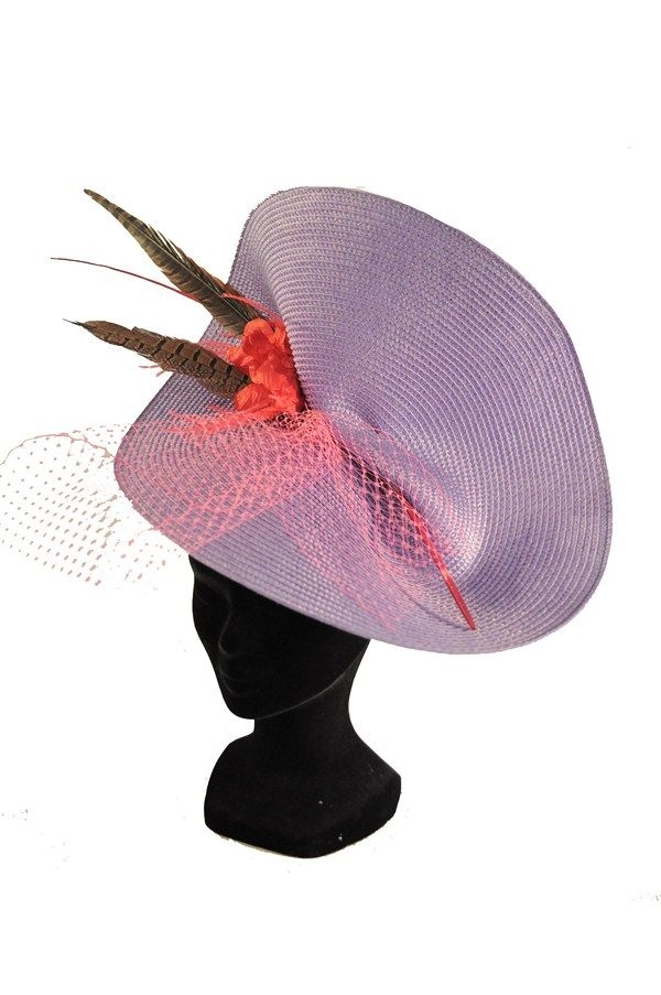 TOCADO PAMELA LILA Y CEREZA